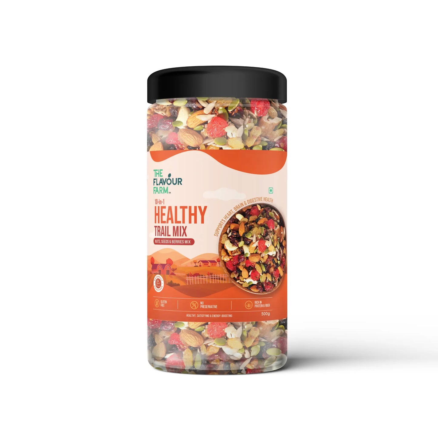 Premium 10-in-1 Healthy Trail Mix | Power Blend of Nuts, Seeds & Berries (200gm) Product vendor