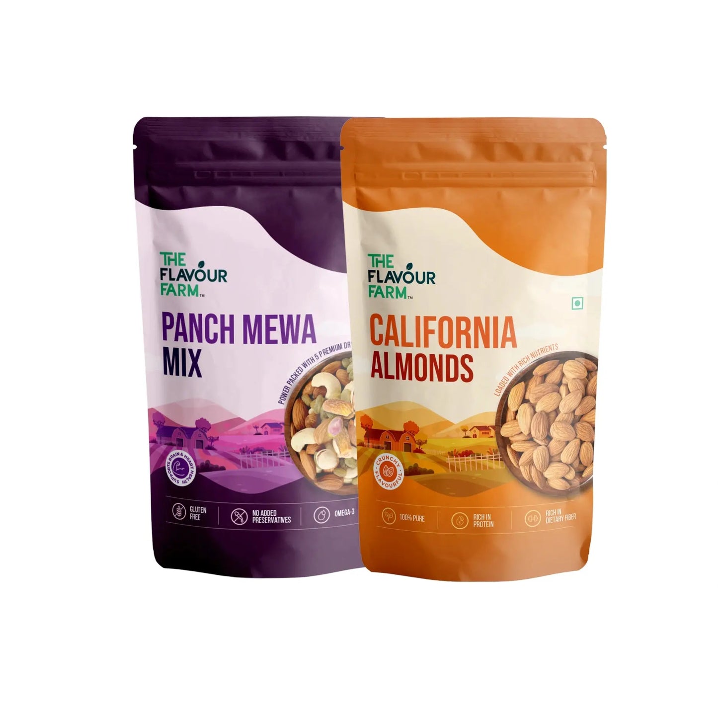 Daily Dry Fruit Combo – Almonds & Panch Mewa (2-in-1 Healthy Snack Pack) Product vendor
