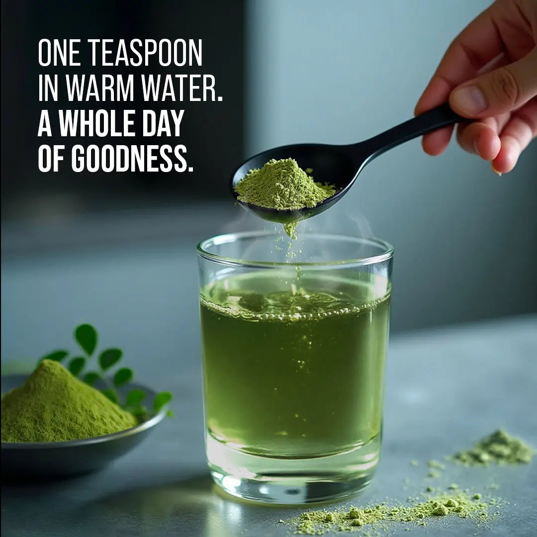 Premium Moringa Powder | 100% Natural and Shade-Dried Superfood for Daily Nutrition - The Flavour Farm
