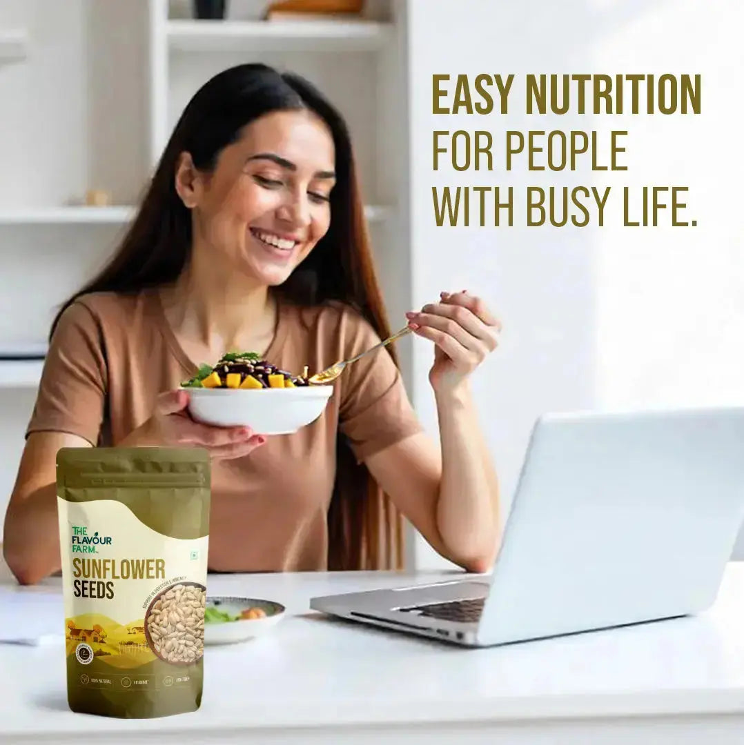 Premium Sunflower Seeds – 100% Natural, Rich in Vitamin E & Protein | The Flavour Farm - The Flavour Farm