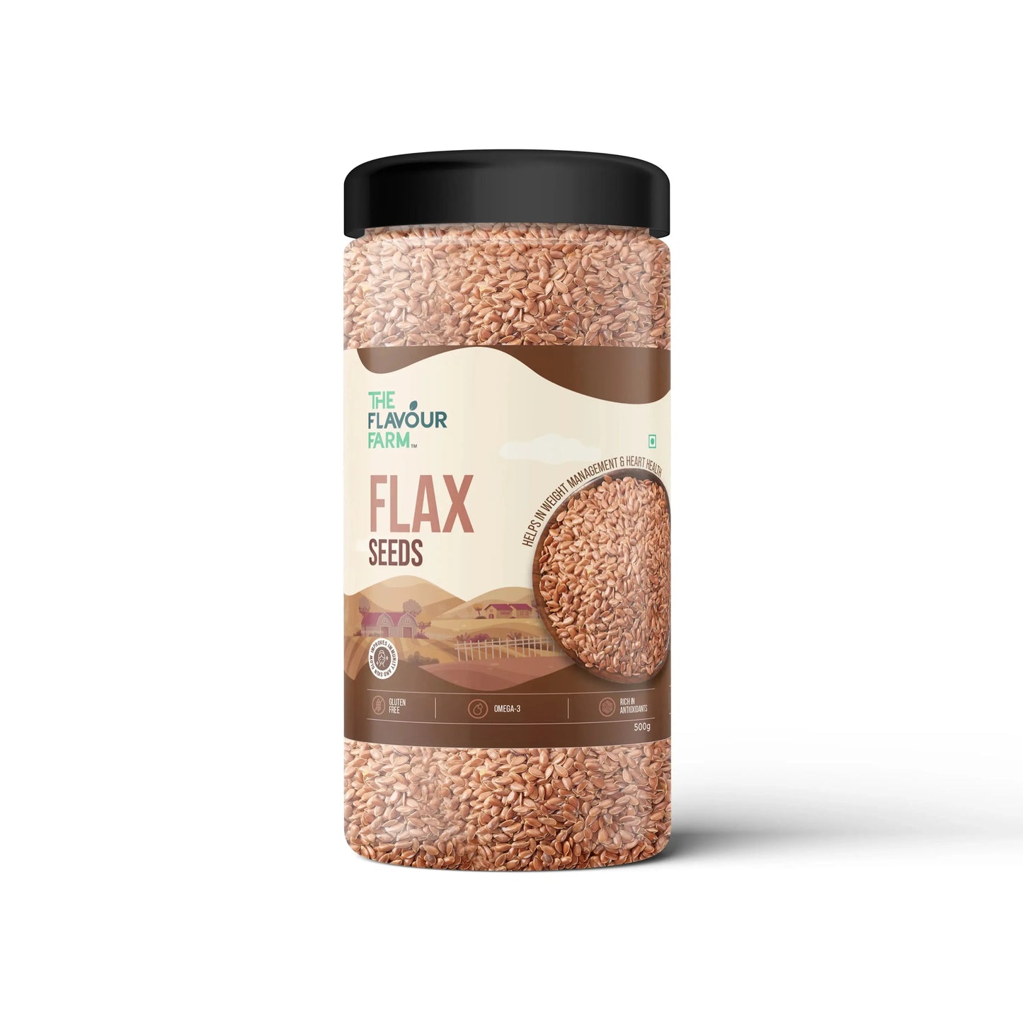 Flax Seeds (500g Jar) Product vendor