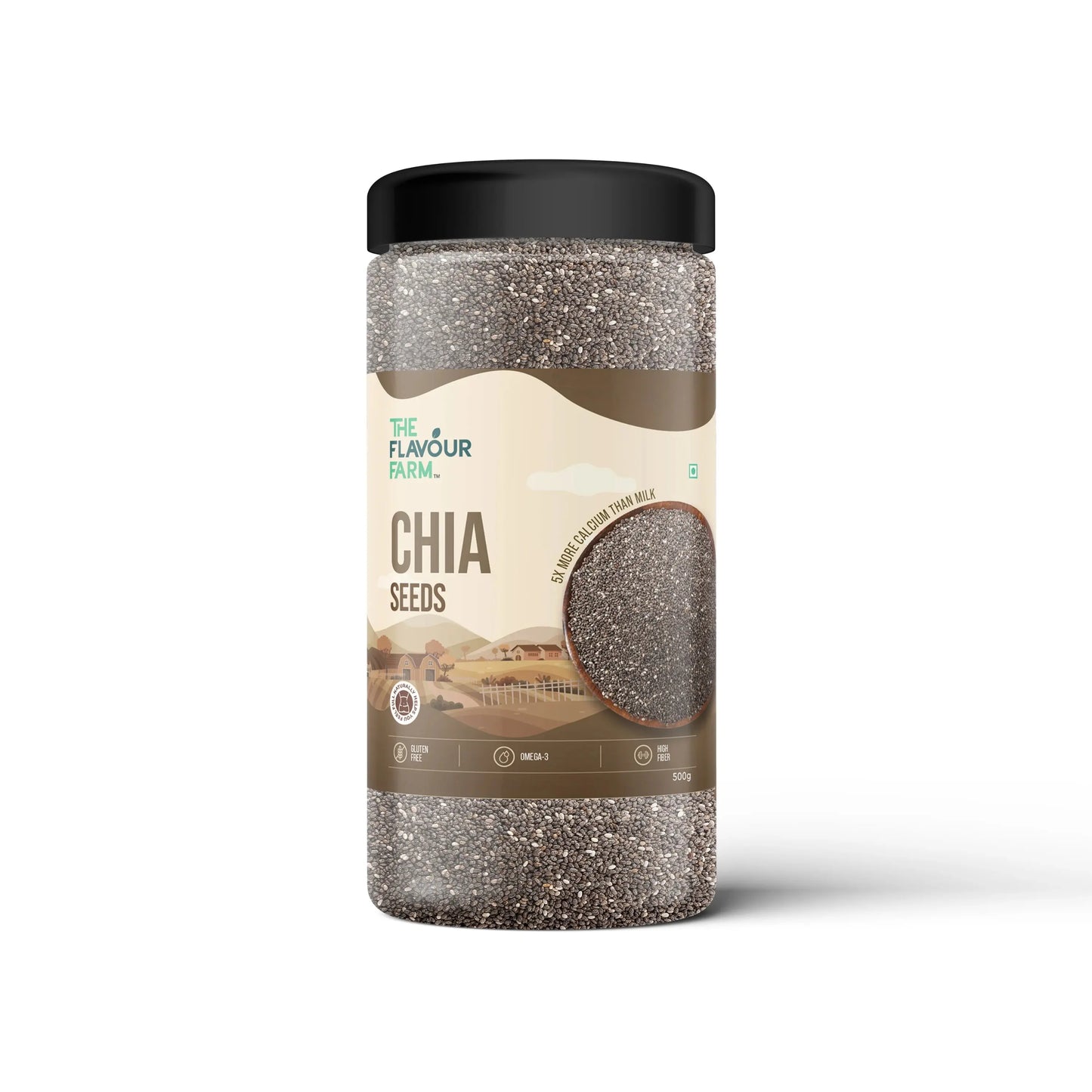 Chia Seeds (500g Jar) Product vendor