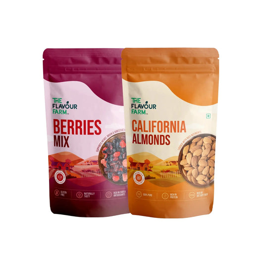 Almonds & Berries Combo – Simple, Nutritious & Naturally Sweet (2-in-1 Pack) Product vendor