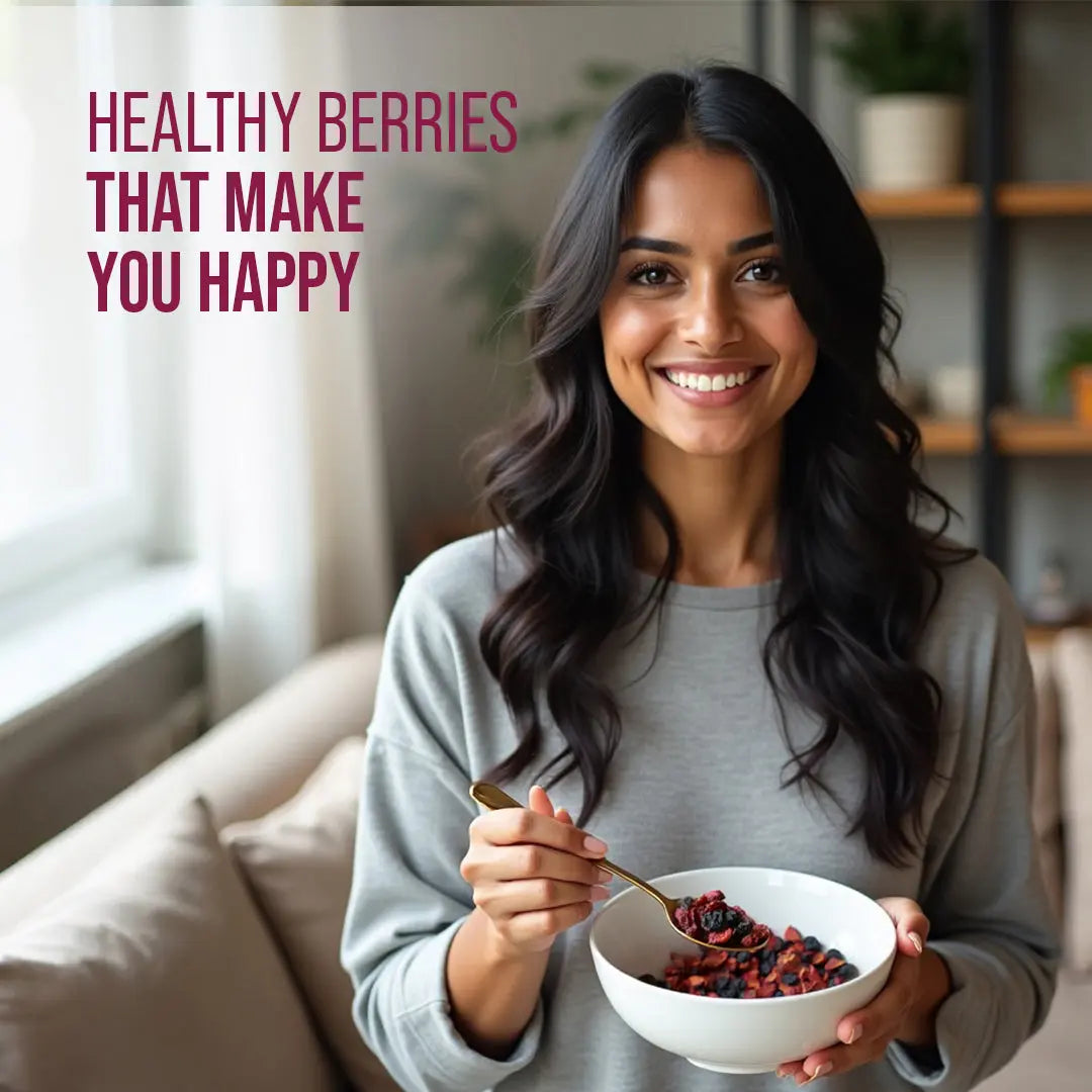 Premium Berries Mix | Natural Antioxidant-Rich Sweet & Tart Blend - The Flavour Farm