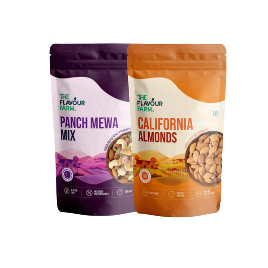 Daily Dry Fruit Combo – Almonds & Panch Mewa (2-in-1 Healthy Snack Pack) Product vendor