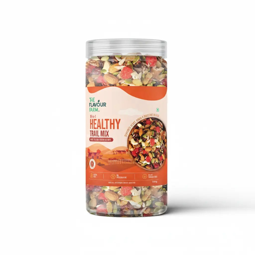 Premium 10-in-1 Healthy Trail Mix | Power Blend of Nuts, Seeds & Berries (200gm) Product vendor