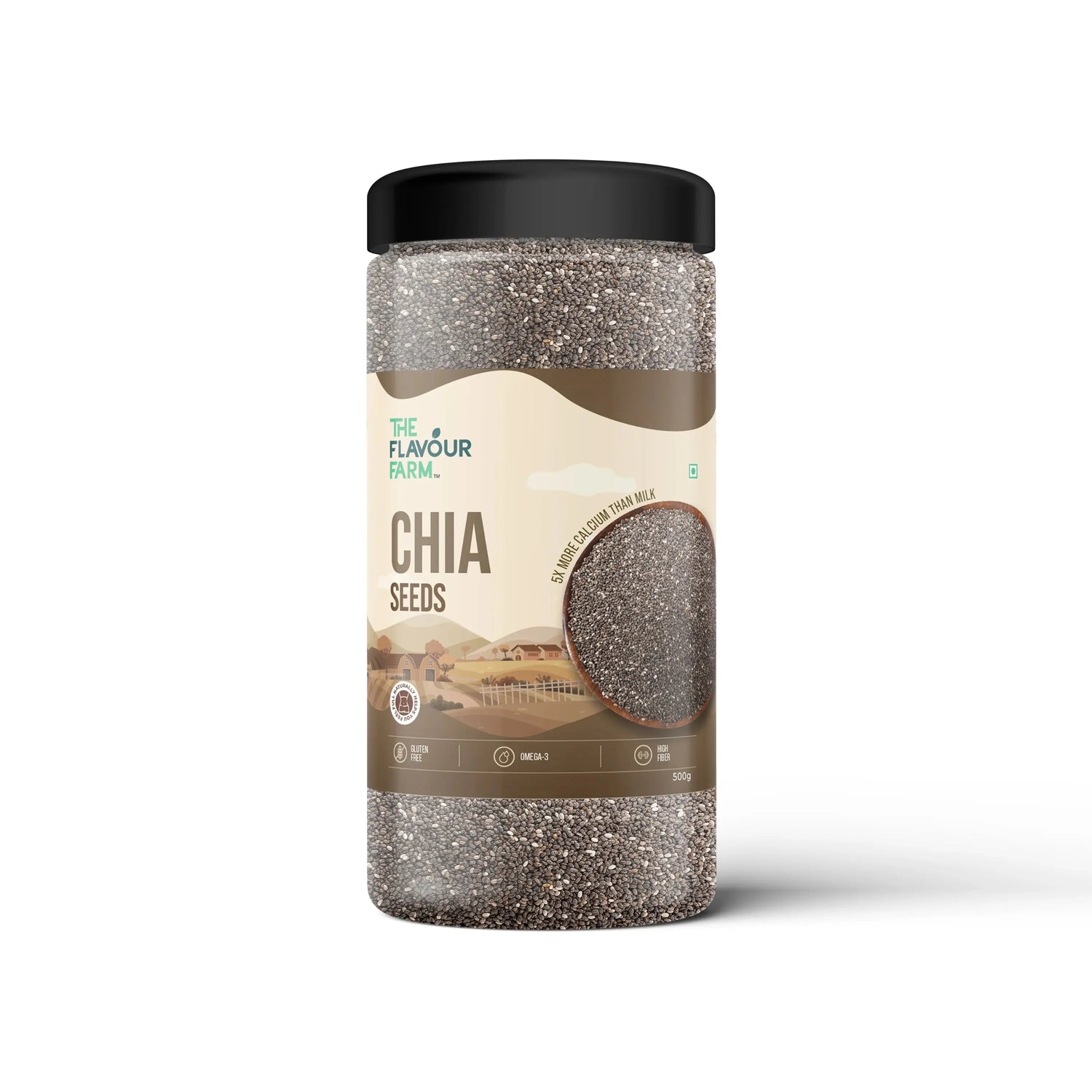 Chia Seeds (500g Jar) Product vendor
