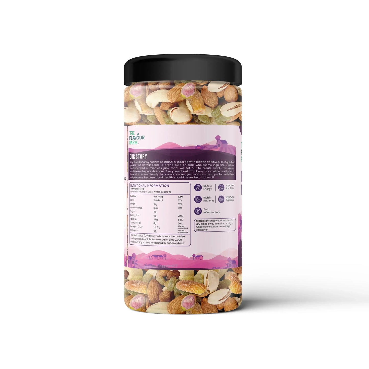 Premium Panch Mewa Mix | Almonds, Cashews, Raisins, Pistachio, & Dry Dates (500g Jar) Product vendor
