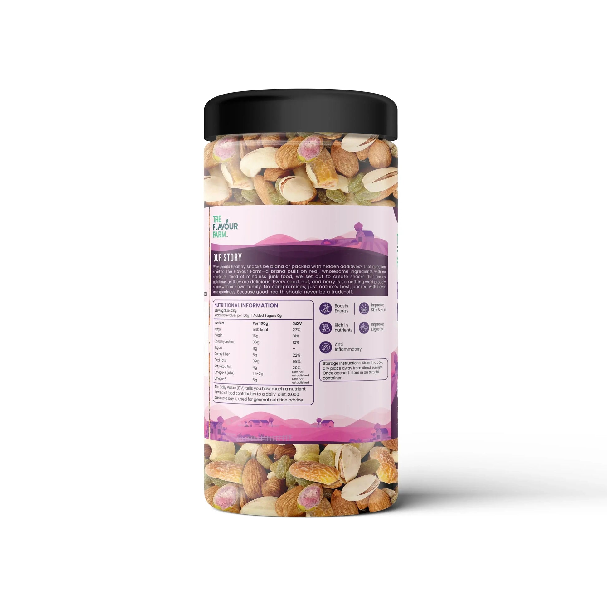 Premium Panch Mewa Mix | Almonds, Cashews, Raisins, Pistachio, & Dry Dates (500g Jar) Product vendor